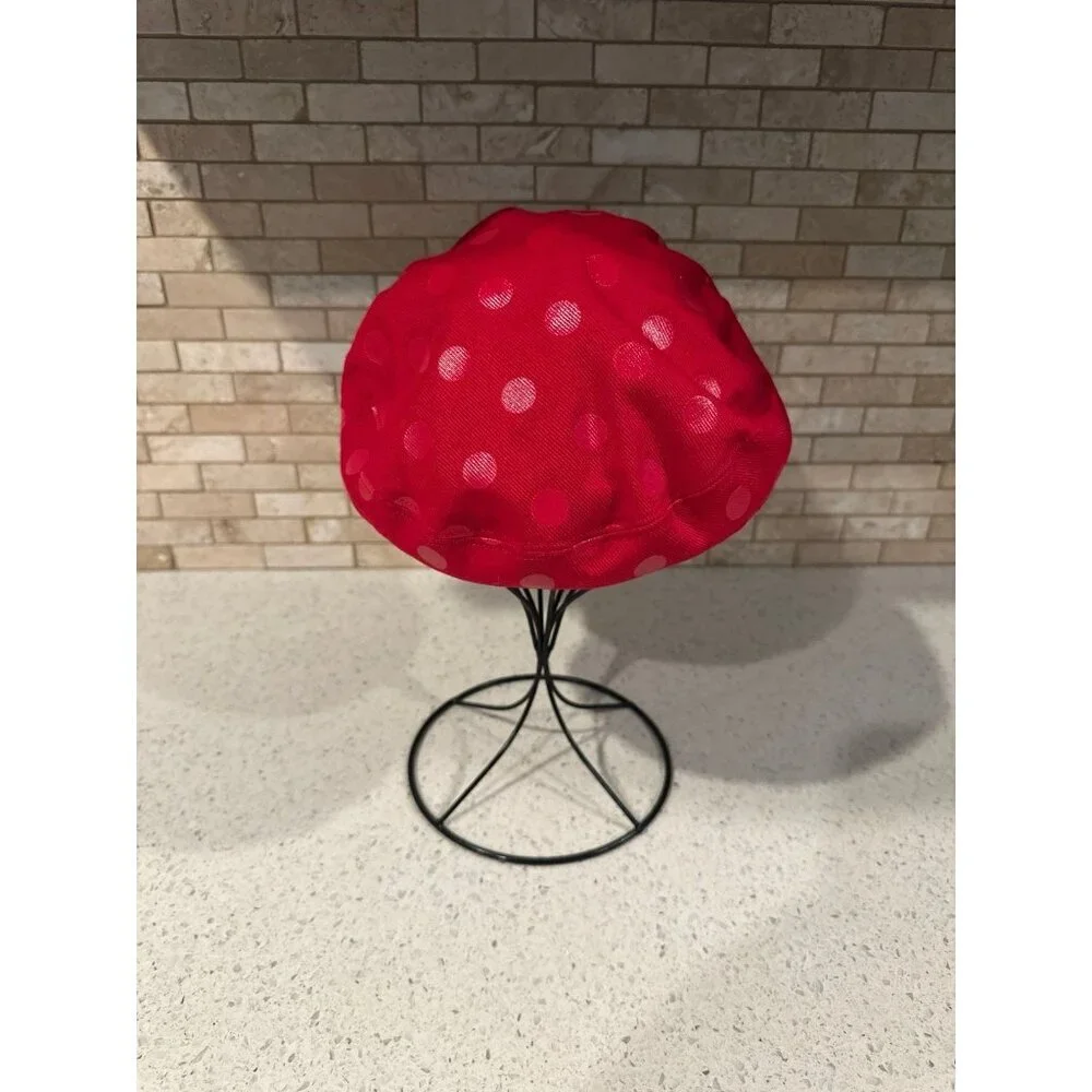 Minnie Mouse Polka‎ Dot Pageboy Cap